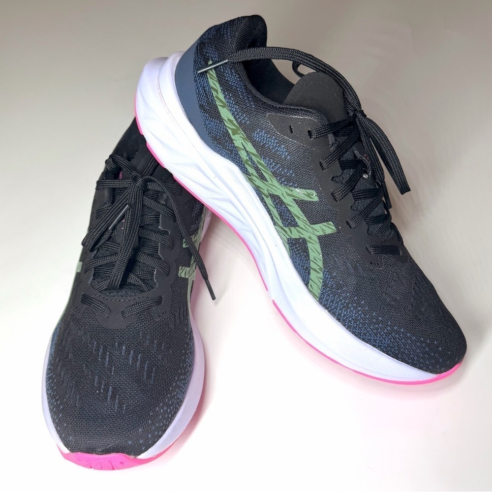 ASICS Women’s DynaBlast 3 Running Shoes Midnight Blue / White /Pink Size- 8.5 - Picture 7 of 9